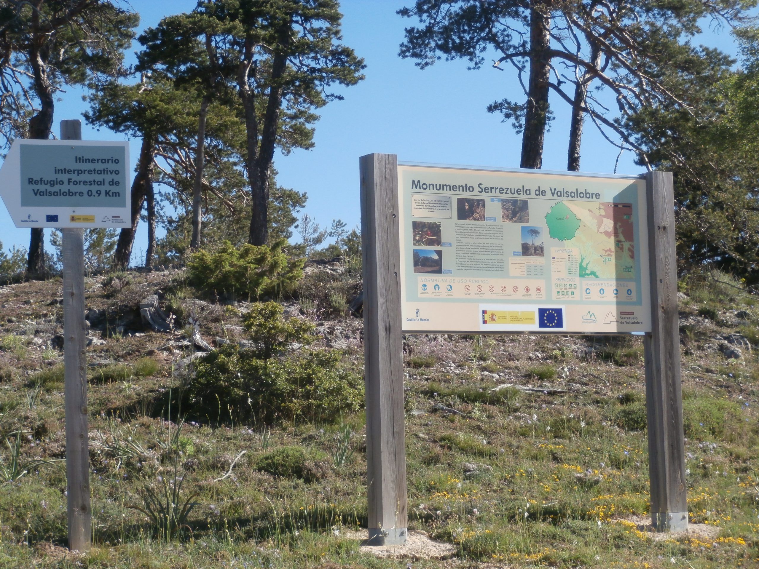 Sendero interpretativo Serrezuela de Valsalobre